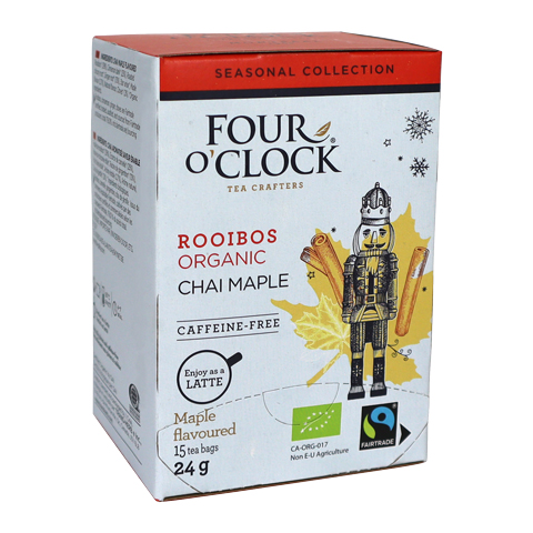 CHAI ROOIBOS MAPLE WINTER TEA, FOUR O’CLOCK